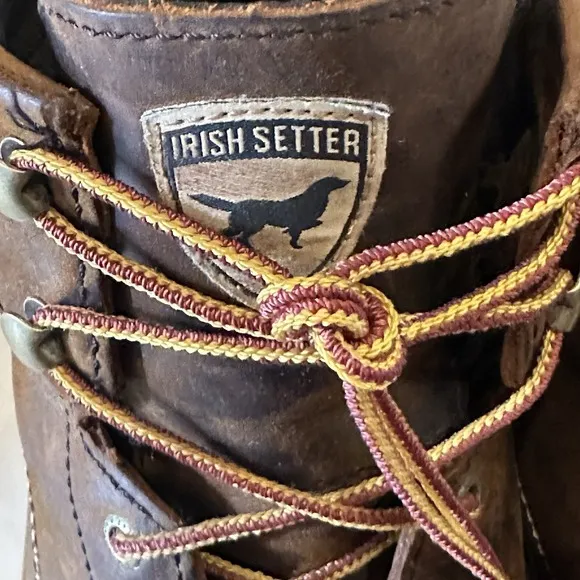 Irish Setter Wingshooter Waterproof 7&quot; Lace Up Work Boots #891 Mens Size 11 *R*