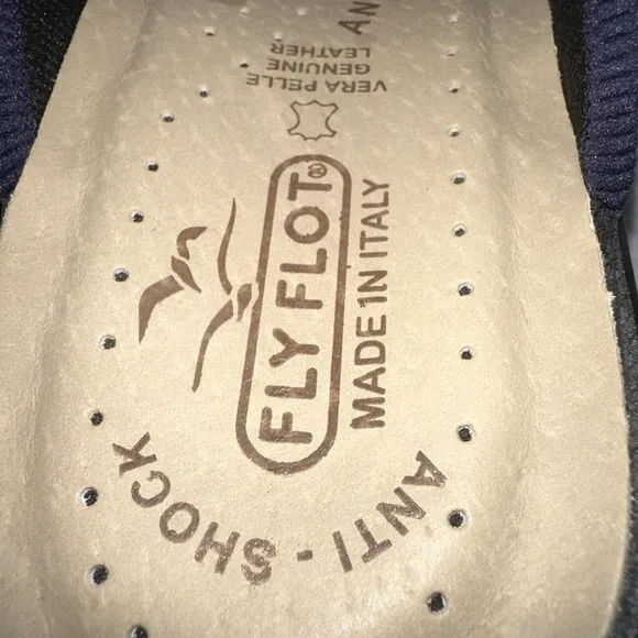 Italian Fly Flot Mesh Clogs‎ Leather Slip On Shoes EU 41 US W9.5 M8.5 NWOB