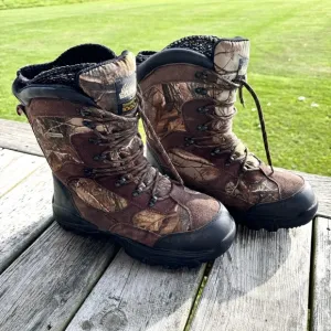 Itasca Thinsulate 1000 gram Camo Boots Size 10