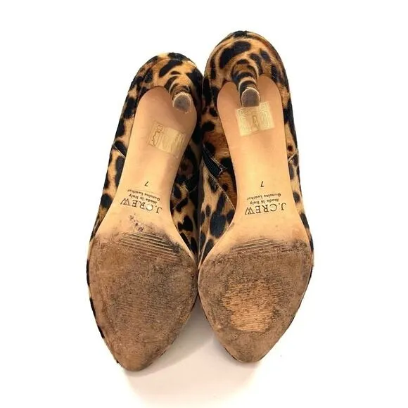 J. Crew Collection Metropolitan Calf Hair Ankle Boots