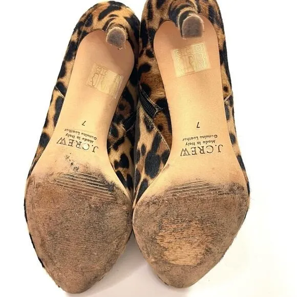 J. Crew Collection Metropolitan Calf Hair Ankle Boots