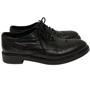 Jeffrey Campbell Women's Shoes Moyra Oxford Black Leather Academia Preppy Size 7