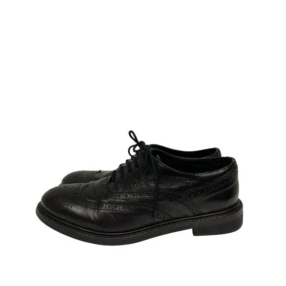 Jeffrey Campbell Women's Shoes Moyra Oxford Black Leather Academia Preppy Size 7