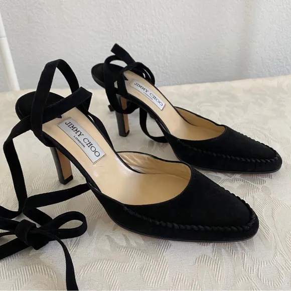 Jimmy choo ankle tie sandals