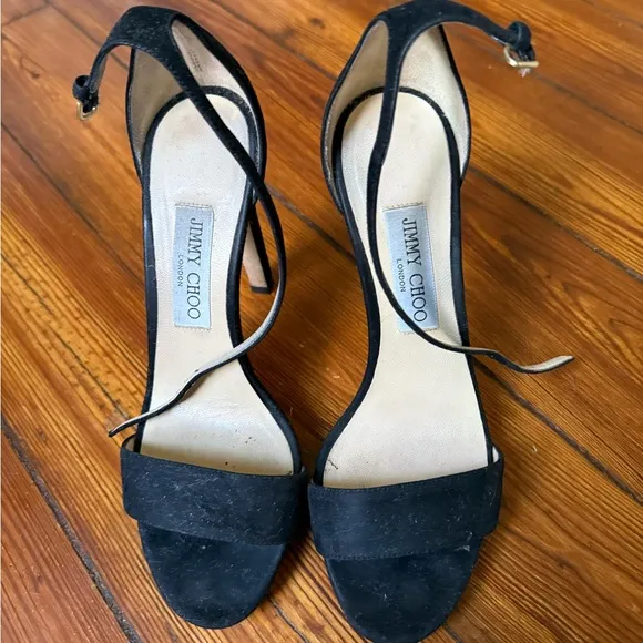 Jimmy Choo Suede Heeled Sandals