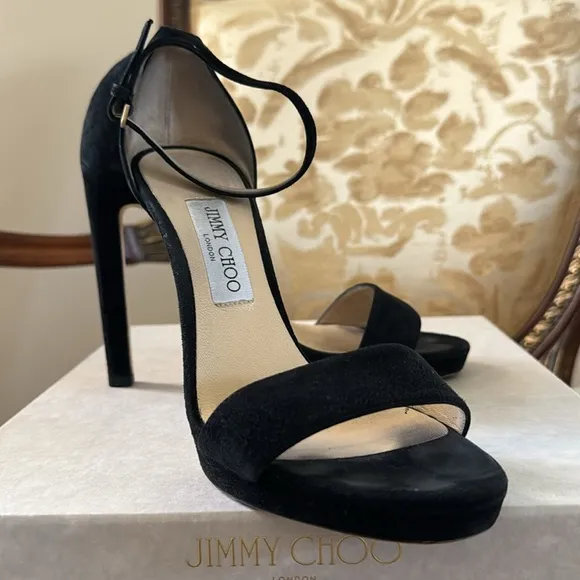 Jimmy Choo Suede Heeled Sandals