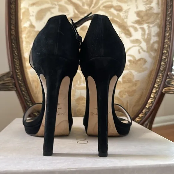 Jimmy Choo Suede Heeled Sandals