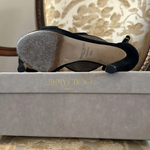 Jimmy Choo Suede Heeled Sandals