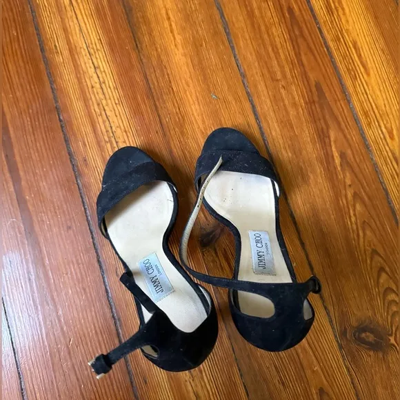 Jimmy Choo Suede Heeled Sandals