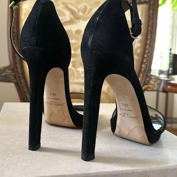 Jimmy Choo Suede Heeled Sandals