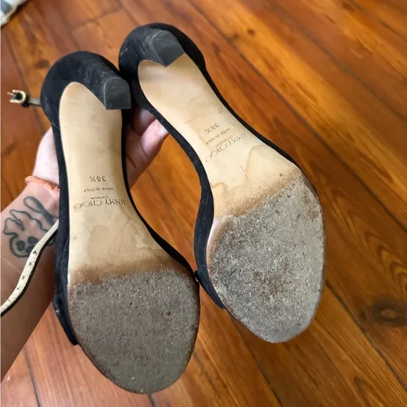 Jimmy Choo Suede Heeled Sandals