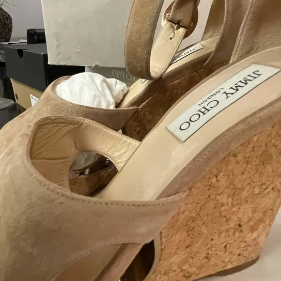 Jimmy Choo Suede Sandals size 40.5