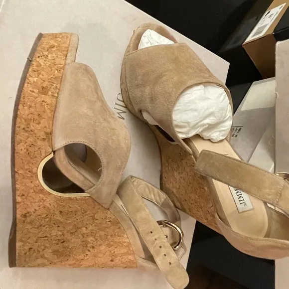 Jimmy Choo Suede Sandals size 40.5
