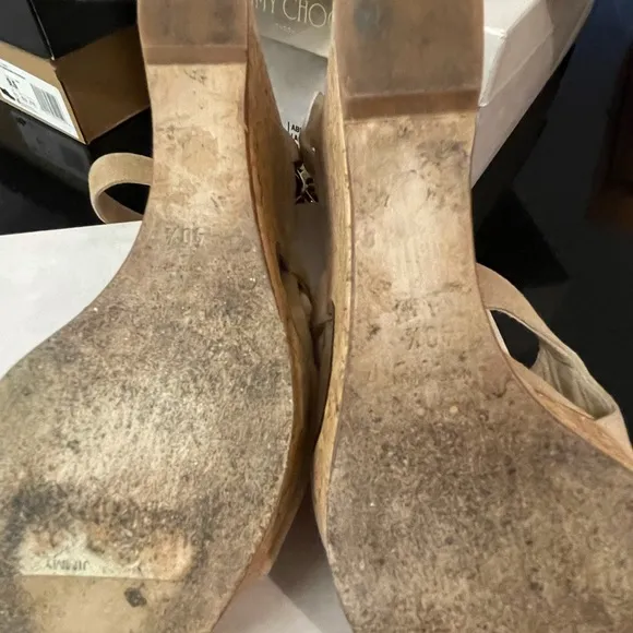 Jimmy Choo Suede Sandals size 40.5