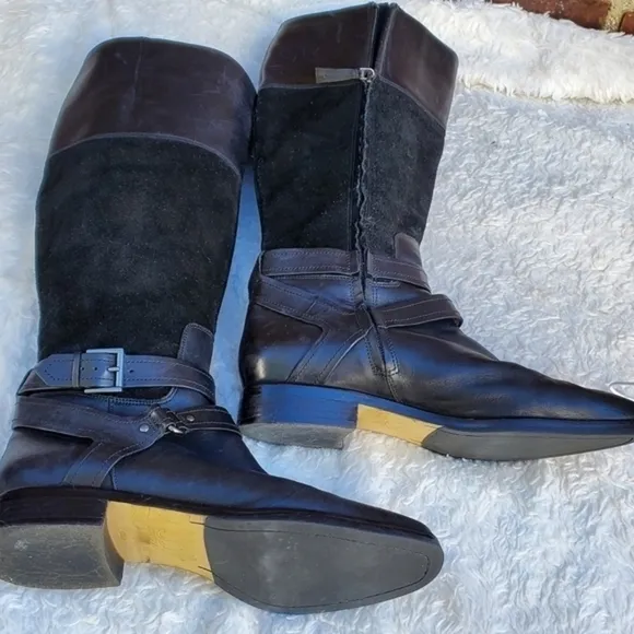 Joan &amp; David leather Riding‎ boots 9.5