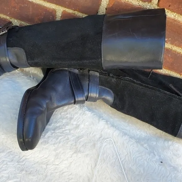Joan &amp; David leather Riding‎ boots 9.5