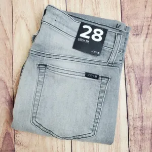 Joes Jeans Men's 28 Slim Fit Cotton Blend Gray Stretch Straight Leg Jeans NEW