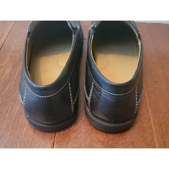 Johnston‎ &amp; Murphy Locklin Leather Venetian Slip-Ons Boy's Size 8.5 Black
