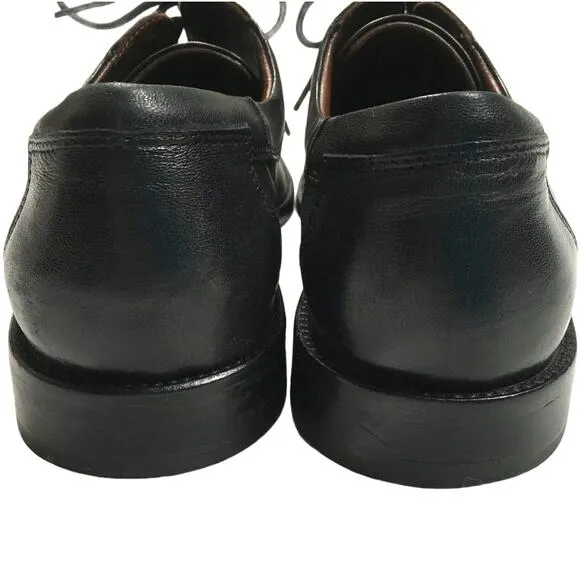Johnston &amp; Murphy Oxford Shoes Leather Black Men's 10 Dress Shoe Business