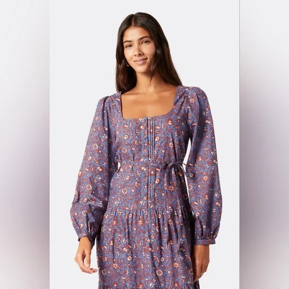 Joie Women’s Alesia Maxi Dress in Blue  Sz L