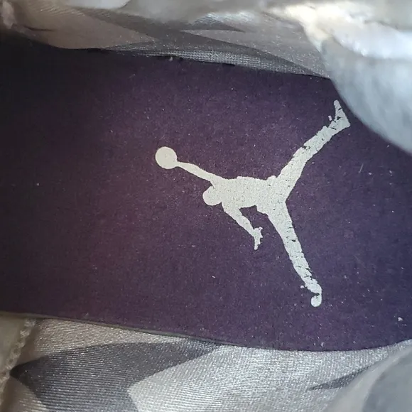 Jordan True Flight 2008 White Grey Purple Sneakers Youth 6 Michael Nike