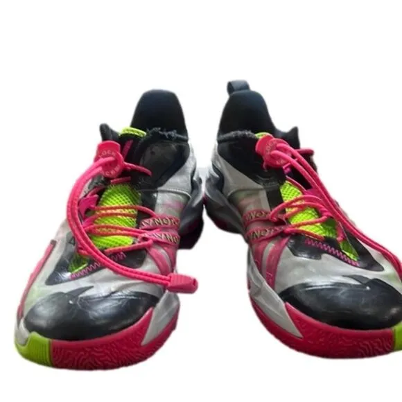 JORDAN‎ WESTBROOK TAKE 3 NEON ELECTRIC GREEN COLOURFUL SNEAKERS SIZE 7Y