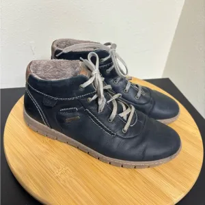 Josef Seibel Women's EU 39 US 8.5 Steffi 53 Lace Up Ankle Boot Ocean Blue