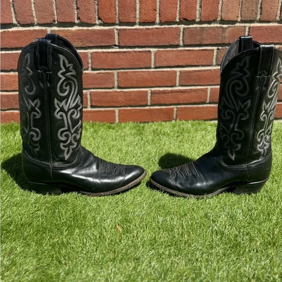 Justin Boots BUCK 13” Western Black Leather Men’s Size 9D