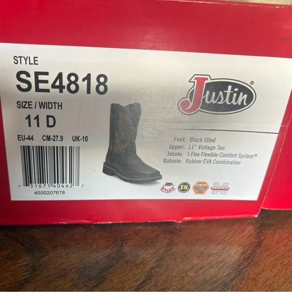 Justin Work boots