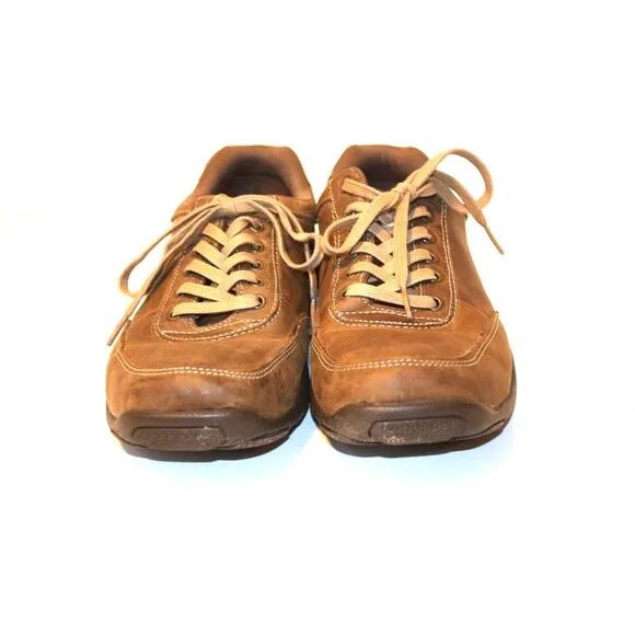 Kangol Mens Shoes Low Top Casual Brown Leather Sneakers - US 10.5/EU44