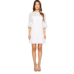 Kate Spade Lace Flounce Shift Dress