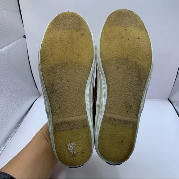 Keds x kate spade Rose Gold Glitter sneakers size 4M