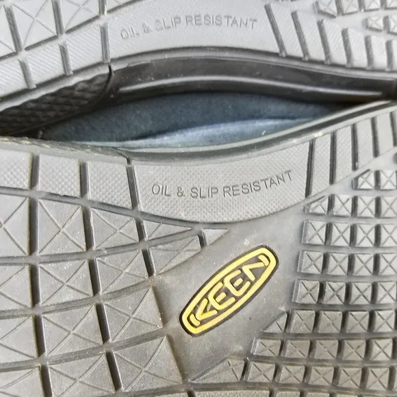 KEEN 1012857D DESTIN Men's 11.5 US Slip On Black Leather Loafers EH Work Shoes