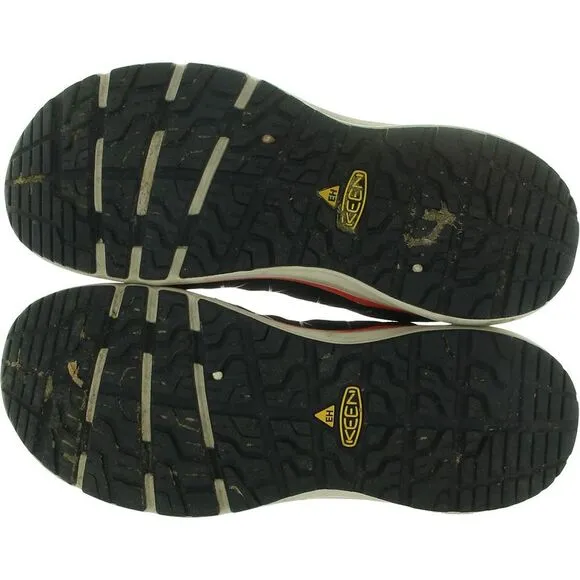 Keen Mens Vista Energy Black Carbon Fiber Toe Knit Work &amp; Safety Shoes Used