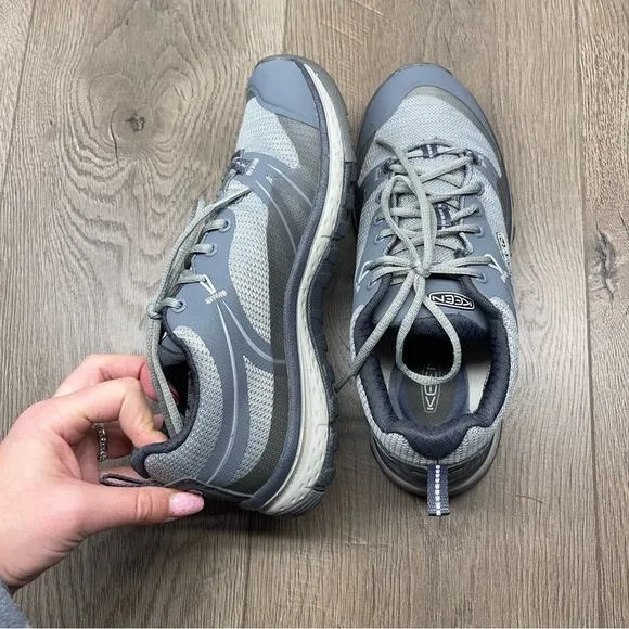 Keen Terradora Waterproof Low Top Sneakers Gray Lace Up Outdoor Shoes Size 5