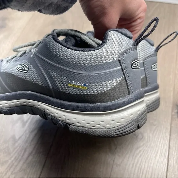 Keen Terradora Waterproof Low Top Sneakers Gray Lace Up Outdoor Shoes Size 5