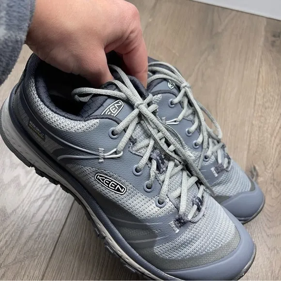 Keen Terradora Waterproof Low Top Sneakers Gray Lace Up Outdoor Shoes Size 5