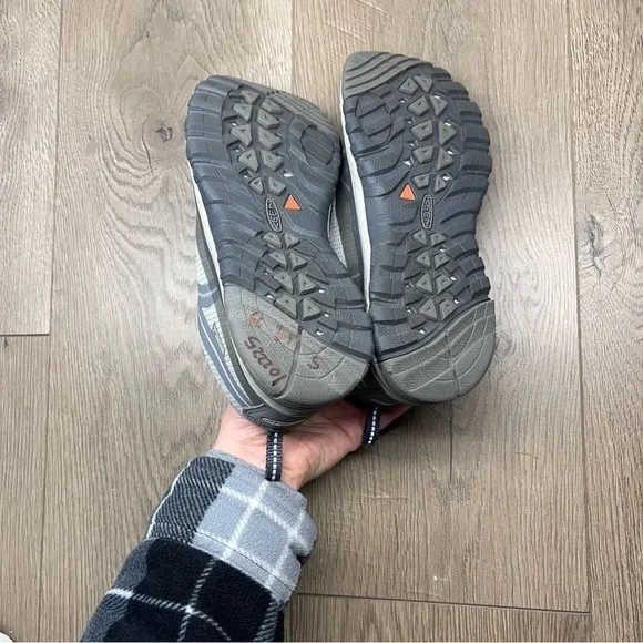 Keen Terradora Waterproof Low Top Sneakers Gray Lace Up Outdoor Shoes Size 5