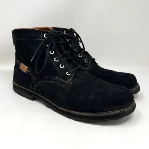 Keen The 59 Moc Casual Ankle Boots Black Suede Leather Lace Up Men’s Size 11.5
