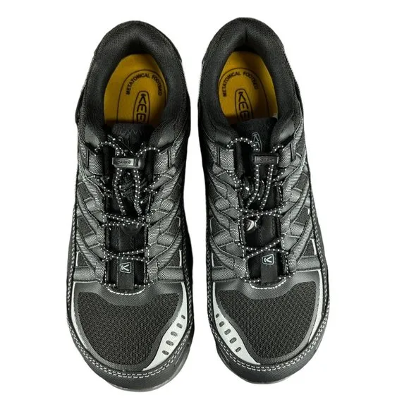 KEEN Utility Asheville ESD Black Aluminum Toe Work Shoes 1017070 Men's Sz 8.5 D