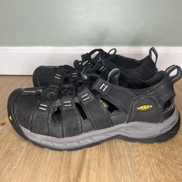 KEEN Utility Men’s 9 D Atlanta II Cooler Size Black Steel Toe Men Shoes Sandals