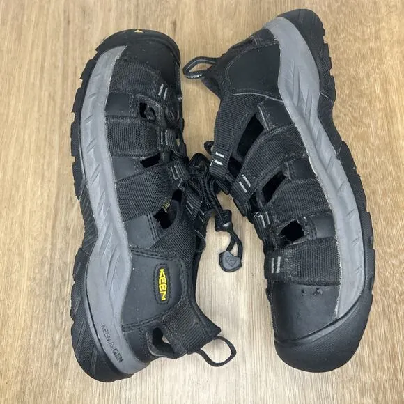 KEEN Utility Men’s 9 D Atlanta II Cooler Size Black Steel Toe Men Shoes Sandals
