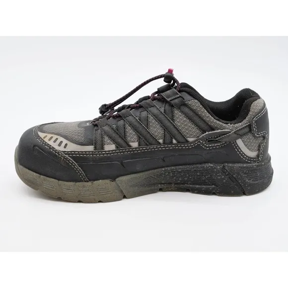 Keen Work Shoes Womens 6.5 Asheville Black Mesh Aluminum Toe ESD Drawstring