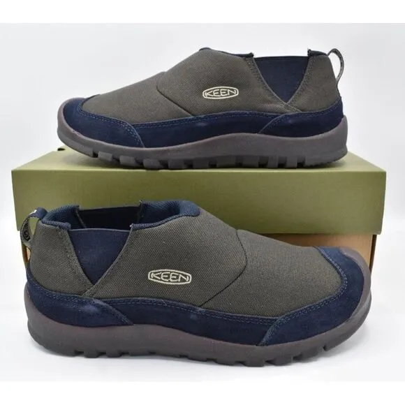 Keen Mens Size 8 Hoodcamp FR Black Olive Sky Captain Slip On Shoes