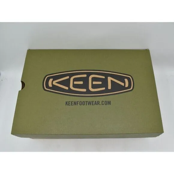 Keen Mens Size 8 Hoodcamp FR Black Olive Sky Captain Slip On Shoes