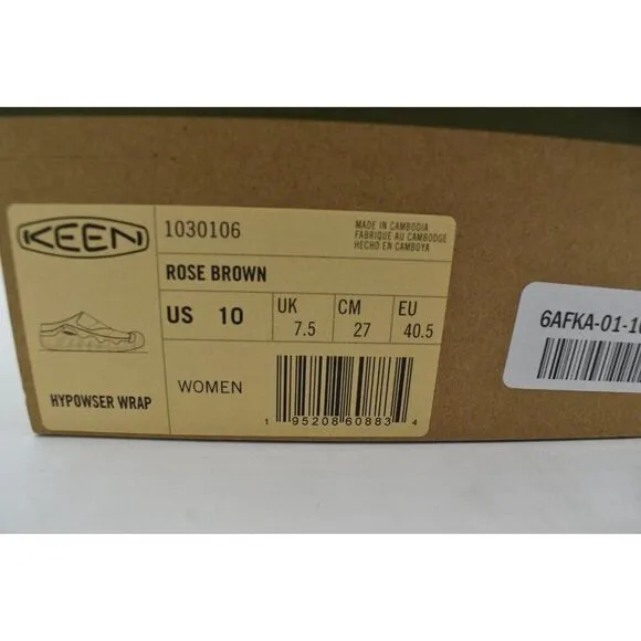 Keen Womens Size 10 Hypowser Wrap Rose Brown Pink Slip On Mules Shoes