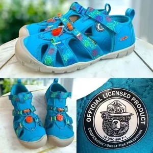 🔥🔥KEEN X Smokey The Bear Limited Edition Seacamp II CNX Size 4
