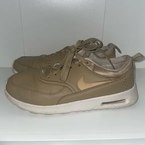 Khaki nike sneakers nude sneakers minimalist sneakers