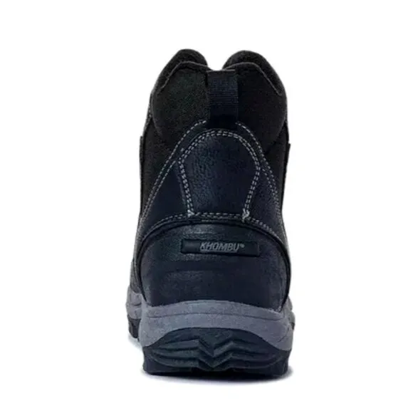 KHOMBU Boots Men's 11 Mason Outdoor Waterproof Rugged Slip-on Zipper Front Shoes