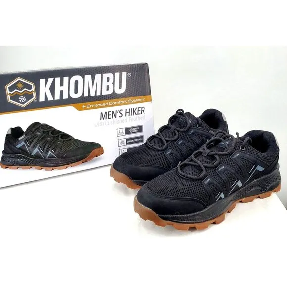 KHOMBU Sneakers Men's 10.5 All Terrain Hiker Rugged Outdoor Activewear Shoes